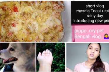 Rainy day..😊Bengali vlog nd evening snacks making...with mousumi ...