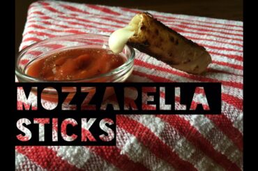 Healthy Mozzarella Sticks Recipe | How To Make Low Fat Low Calorie Mozzarella Sticks