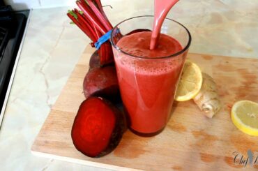 Baby Spinach Beetroot Smoothies Healthy-Breakfast Weight Loss | Recipes By Chef Ricardo