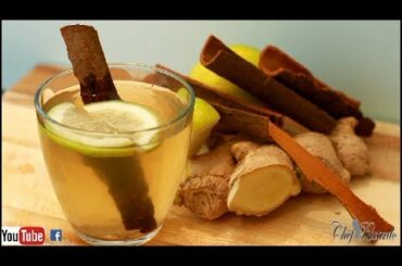 How To Lose Weight With Cinnamon Tea Ginger Lemon Honey Drink | Recipes By Chef Ricardo