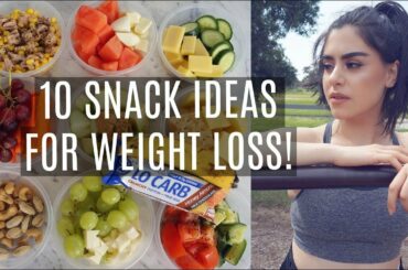 10 SNACK IDEAS THAT HELPED ME LOSE 20KGS | QUICK, EASY & HEALTHY SNACKS FOR THE ENTIRE WEEK!