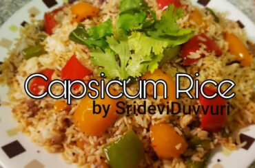 Healthy Rice Recipes For Weight Loss - Lunch Box Ideas | Skinny Recipes #CapsicumRice