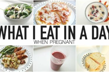 WHAT I EAT IN A DAY WHILE PREGNANT || SIMPLE MEAL IDEAS || BETHANY FONTAINE