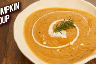 Roasted Pumpkin Soup - How To Make Pumpkin Soup - Healthy Food Recipes - Monsoon Recipe - Bhumika