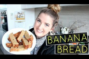 HEALTHY BANANA BREAD | No Refined Sugars, Butter Or Oil!