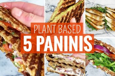 5 Easy Panini & Toasted Sandwiches | Plant Based