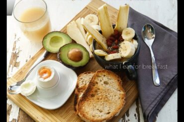 What I eat for BREAKFAST! Pro tips on easy & healthy food!