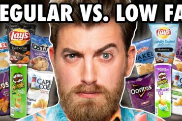 Low Fat vs. Regular Chips Taste Test