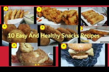 10 Easy And Healthy Snacks Recipes By Chef Princess 5 |Snacks