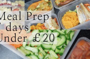 Cheap Meal Prepping Under £20 || Healthy meals