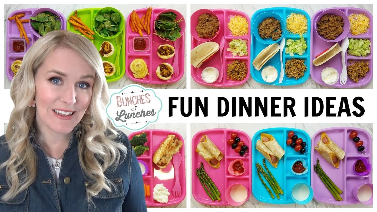FUN DINNER IDEAS for KIDS + What They Ate || Bunches of Lunches (Dinner Edition) FUN DINNER IDEAS for KIDS + What They Ate || Bunches of Lunches (Dinner Edition)