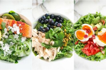 3 Healthy Salads That AREN’T BORING | lunch ideas