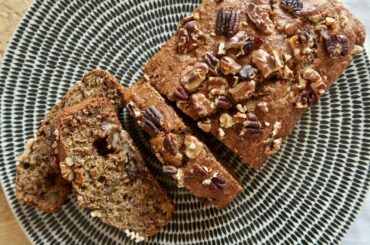 Zero Waste Vegan Banana Bread Recipe | Low-Fat + Oil-Free