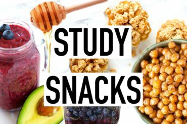 STUDY SNACKS! Healthy Snack Ideas! Easy and Quick! Cooking With Liv Ep.6