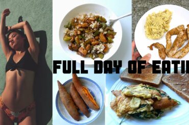 FULL DAY OF EATING + TIPS TO REDUCE BLOATING | healthy recipes & healthy snacks to get back on track
