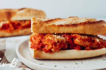 Tofu Parm Sandwiches (vegan! easy!)