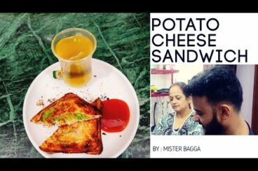 Potato Cheese Sandwich || Potato Sandwich || Healthy Sandwich || Easy Breakfast ||  MISTER BAGGA
