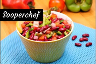 Healthy Beans Salad Recipe | How to make Red Beans Salad by SooperChef