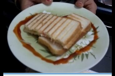 Grilled Cabbage Carrot Sandwich Recipe | cabbage cream sandwich   by Healthy Kadai