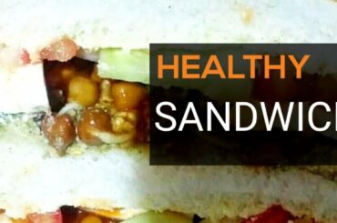breakfast recipe healthy sprouts sandwich super idea👌make and enjoy.meda by Usha Sharma
