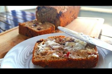 Healthy bread recipe - How to make healthy bread with nuts and cranberry