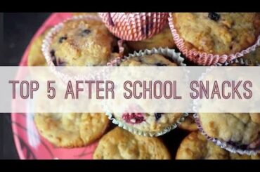 Top 5 healthy after school snack recipes | One Hungry Mama