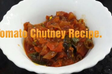 Tomato Chutney Recipe | Simple Basic Cooking for Beginners | Enjoy Home made Healthy food!