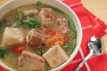 Filipino Sinigang Recipe w/ Pork Ribs | Asian Recipes