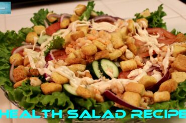 HEALTHY SALAD RECIPE...ENSALADA SALUDABLE