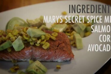 Healthy dinner ideas: Baked Salmon with Corn Relish by MEAL5