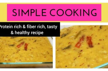 Healthy Protein rich, fiber rich dish!! Kammani beerakai pappu!! Ridgegourd n dal recipe.