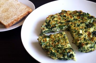 Spinach/Palak Omelette| Healthy Breakfast Recipe