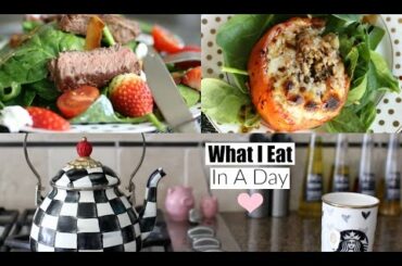 What I Eat In A Day 2016 Healthy Lunch & Dinner Ideas MissLizHeart