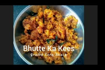 Bhutte ka kees | Grated corn recipe | Healthy Recipes