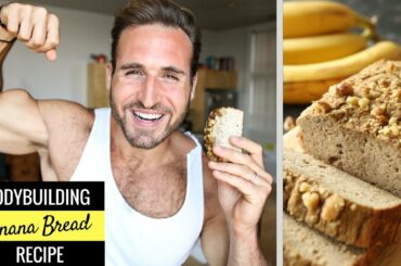 BODYBUILDING Banana Bread Recipe | MACRO FRIENDLY, HEALTHY & EASY