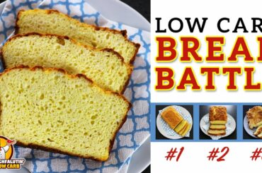 The BEST Low Carb Bread Recipe - EPIC BREAD BATTLE - Testing 3 Keto Bread Recipes