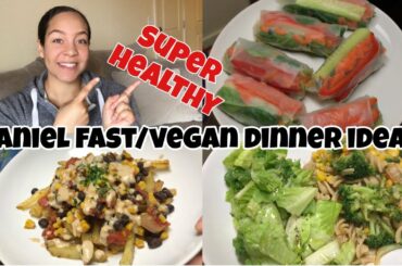3 DANIEL FAST/ VEGAN DINNER IDEAS | SUPER EASY SUPER HEALTHY | TiffanyMarie xo