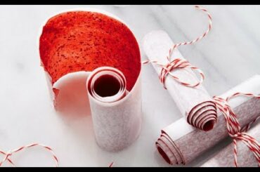 Strawberry Fruit Leather - Healthy Snack Recipes - Weelicious