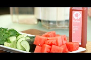 Watermelon Cucumber Juice For Energy and Debloating | Healthy Recipes | Fitness How To