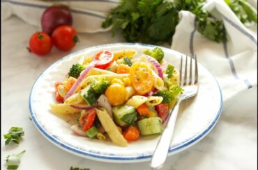 Rainbow Vegetable Pasta Salad Recipe