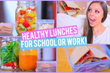 3 Healthy Lunch Ideas For Work or School + Mason Jar Life Hack! | Kristi-Anne Beil