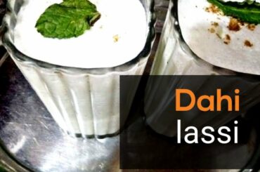 Dahi /Curd Lassi #Sweet refreshing #Healthy Drink #Breakfast recipe #Unuque flovour forget othr😝👌.