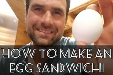 How to make an egg sandwich. Cheapest, healthiest, easiest fried egg sandwich