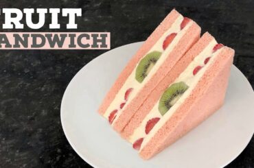 How to Make Japanese Fruit Sandwich Recipe | Fruit Sando | Just Cook!