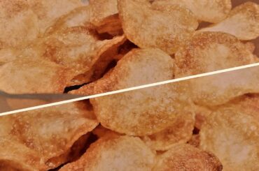 How to Make HomeStyle Crunchy Potato Chips | Potato Snack Recipes #potatochips #snackrecipe