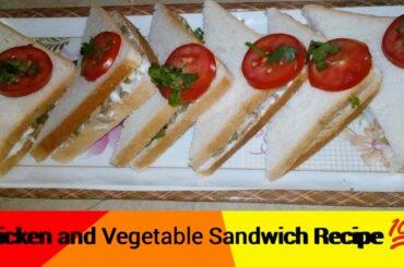 Chicken & Vegetable Sandwich Recipe With Samiya Sam....
