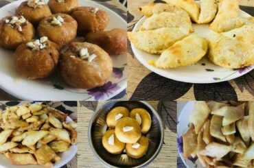 Diwali Special Snacks Recipes || 5 झटपट और आसान दिवाली नाश्ता || Diwali Special Sweets