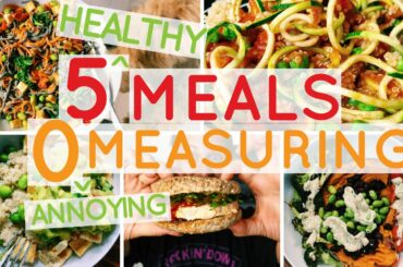Top 5 Healthy Meals Plan with ZERO Measuring! 5 Easy Healthy Dinner Ideas - Talia Pollock