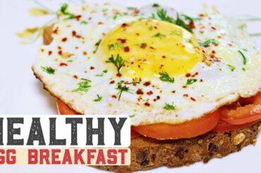 Half Fry Egg Sandwich | Healthy Egg Breakfast Recipe | Healthy Breakfast Ideas | Kanak's Kitchen