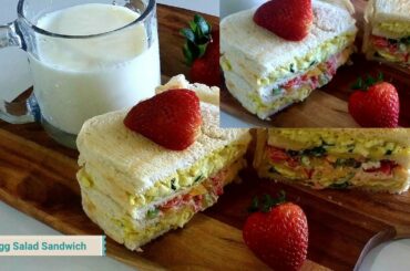 How To Make Healthy Breakfast Meal | Egg Salad Sandwich | Easy To Pack | Written Recipe